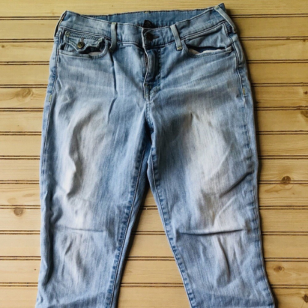 True Religion Denim Low Rise Skinny Jeans Women's 28 Made in USA